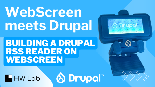 Building a Drupal RSS reader on WebScreen