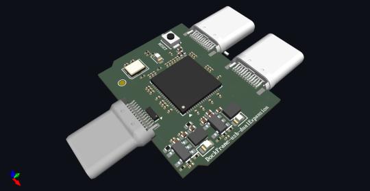 Dockframe dual extension card