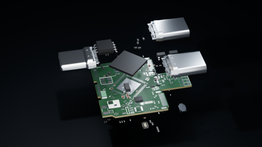 Dual usb card exploded