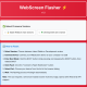WebScreen Flasher